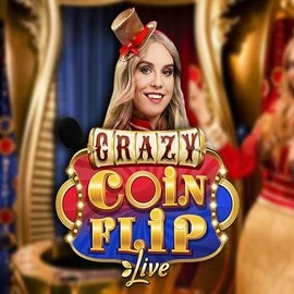Try Crazy Coin Flip slot by Evolution on cazeuscasinoo.co.uk – logo image