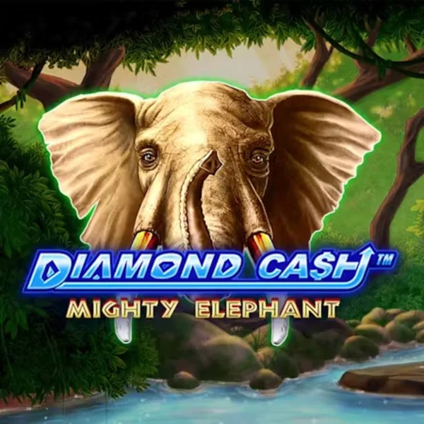 Diamond Cash Mighty Elephant by Greentube, showcased at cazeuscasinoo.co.uk – game logo