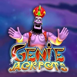 Genie Jackpots game by Blueprint Gaming – logo hosted on Cazeus Casino