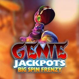 Genie Jackpots: Big Spin Frenzy game by Blueprint Gaming – logo hosted on Cazeus Casino