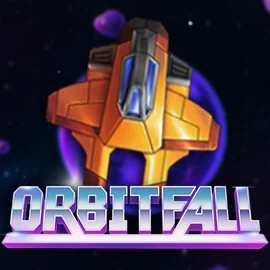 Orbitfall slot visual from ELK Studios available on cazeuscasinoo.co.uk