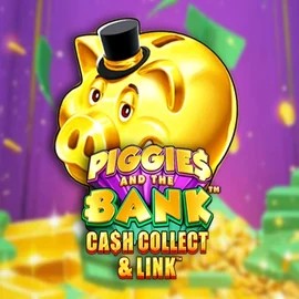 Piggies And The Bank Cash Collect & Link slot visual from Origins available on cazeuscasinoo.co.uk