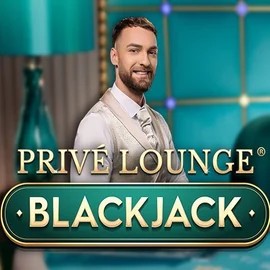 Official Live Casino logo: Privé Lounge Blackjack by Pragmatic Play at Cazeus Casino