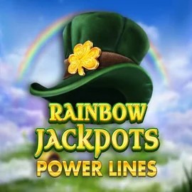 Official Jackpots logo: Rainbow Jackpots Power Lines by Red Tiger Gaming at Cazeus Casino