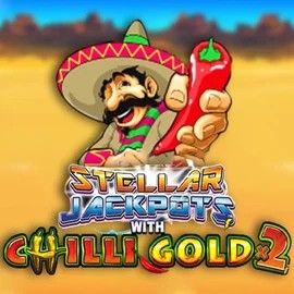 Stellar Jackpots with Chilli Gold x2 logo by Lightning Box Game Cazeus Casino