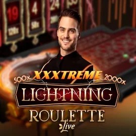 XXXtreme Lightning Roulette slot visual from Evolution available on cazeuscasinoo.co.uk