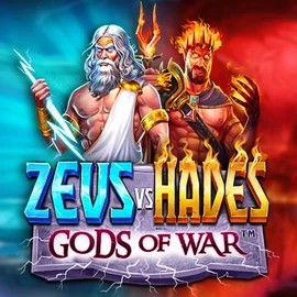 Official Slots logo: Zeus vs Hades: Gods of War by Pragmatic Play at Cazeus Casino